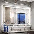72x40 in LED Mirror for Bathroom with Front and Back Light - Dimmable