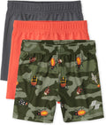 Baby Boys Athletic Basketball Shorts - Pack of 3, Moisture-Wicking