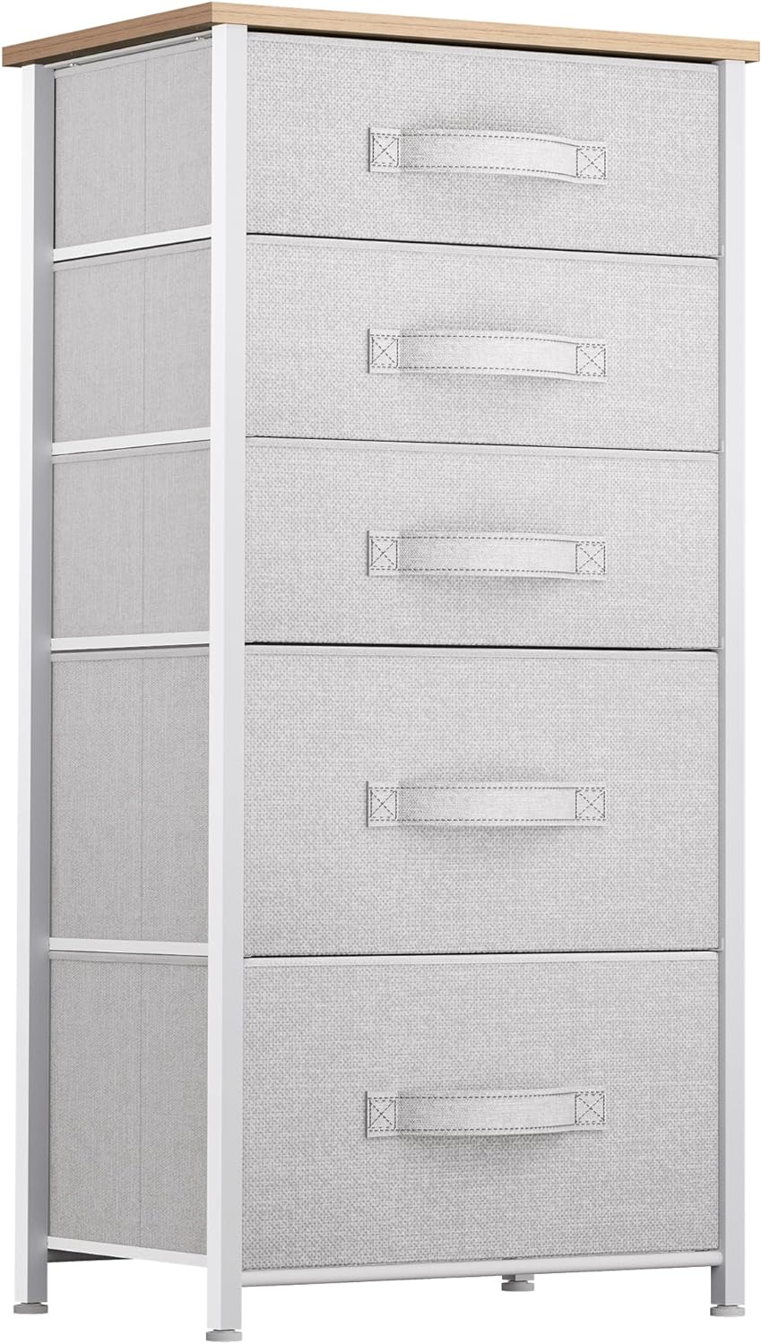YITAHOME 5 Drawers Dresser - Versatile Fabric Organizer Unit