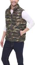 Men's Lightweight Packable Puffer Vest Jacket - Quilted Nylon Style