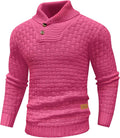 Fall Ready Men's Turtleneck Sweater in Classic Cable Knit Style