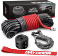 DAYDOOR Synthetic Winch Rope 1/4 in x 50 ft - Lightweight 10,000LBS