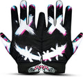 Jester Cross Eyes Football Gloves - Elite Sticky Grip for Receivers