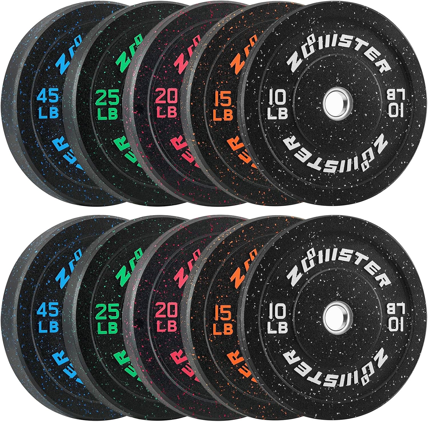 Bumper Weight Plate Hi-Temp Rubber Plates for Strength Training