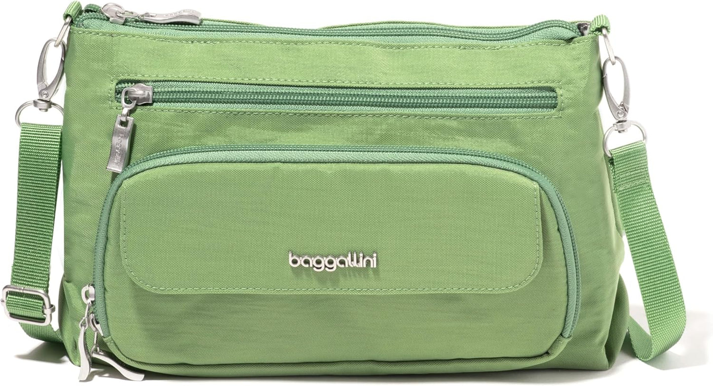 Baggallini Everyday Crossbody Bag for Women with RFID Protection