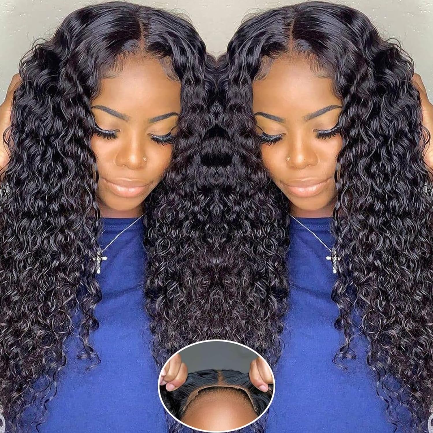 Glueless Wigs Human Hair Pre Plucked 5X5 HD Lace Closure Wigs