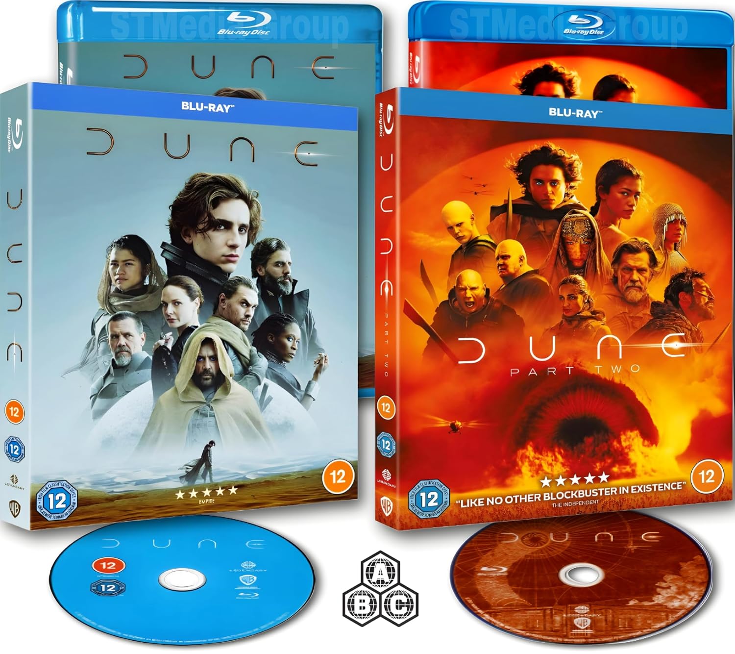 Dune: Part One & Part Two Blu-ray Collection for Sci-Fi Lovers