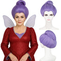 Godmother Wig Light Purple Short Sea Witch Wig - Ready for Costume