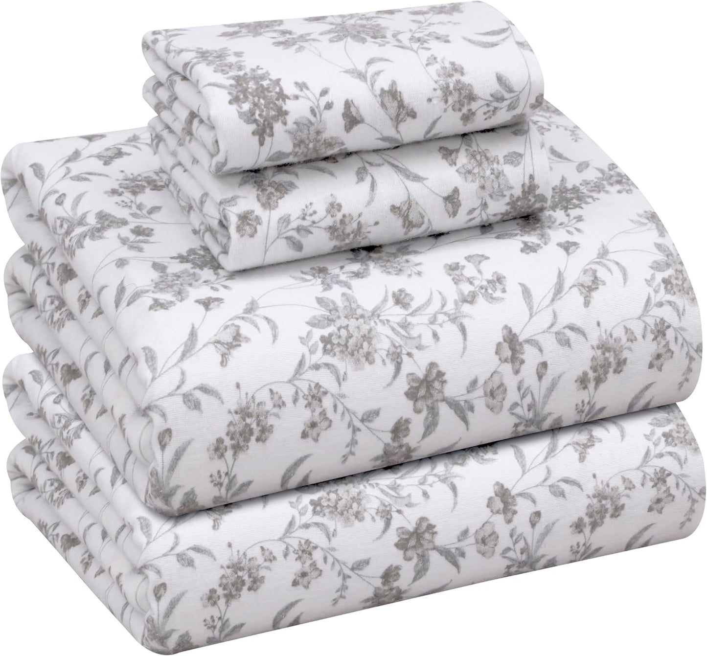 RUVANTI Flannel Sheets Full Size Set - Cozy Cotton Comfort