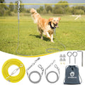 Professional Dog Runner Trolley System - Heavy Duty 50ft Zip Line