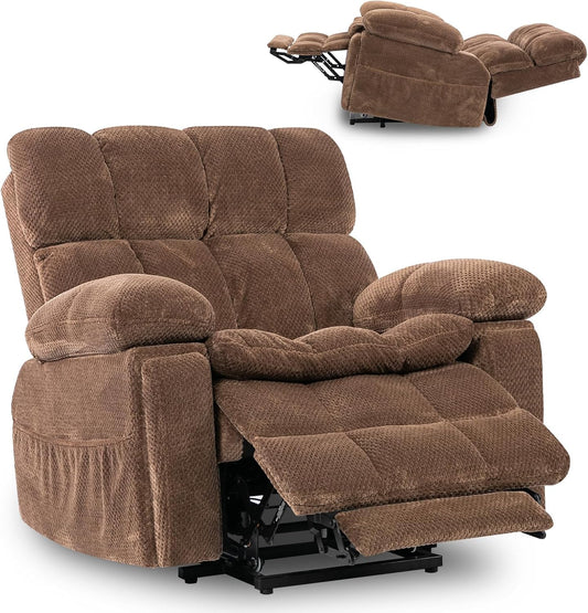 Oversized Power Lift Recliner Chair with Adjustable Headrest