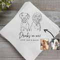 Personalized Pet Wedding Napkins - Cools Love