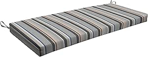 Honeycomb Indoor Outdoor Stripe Stone Beige Bench Cushion Review