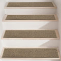 BEQHAUSE Non-Slip Stair Treads for Wooden Steps, 15pcs Taupe