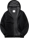 Men's Fleece Heavyweight Full Zip Hoodie for Men - Sherpa Lined