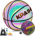Holographic Basketball Size 5, 6, 7 - Reflective Indoor/Outdoor Ball
