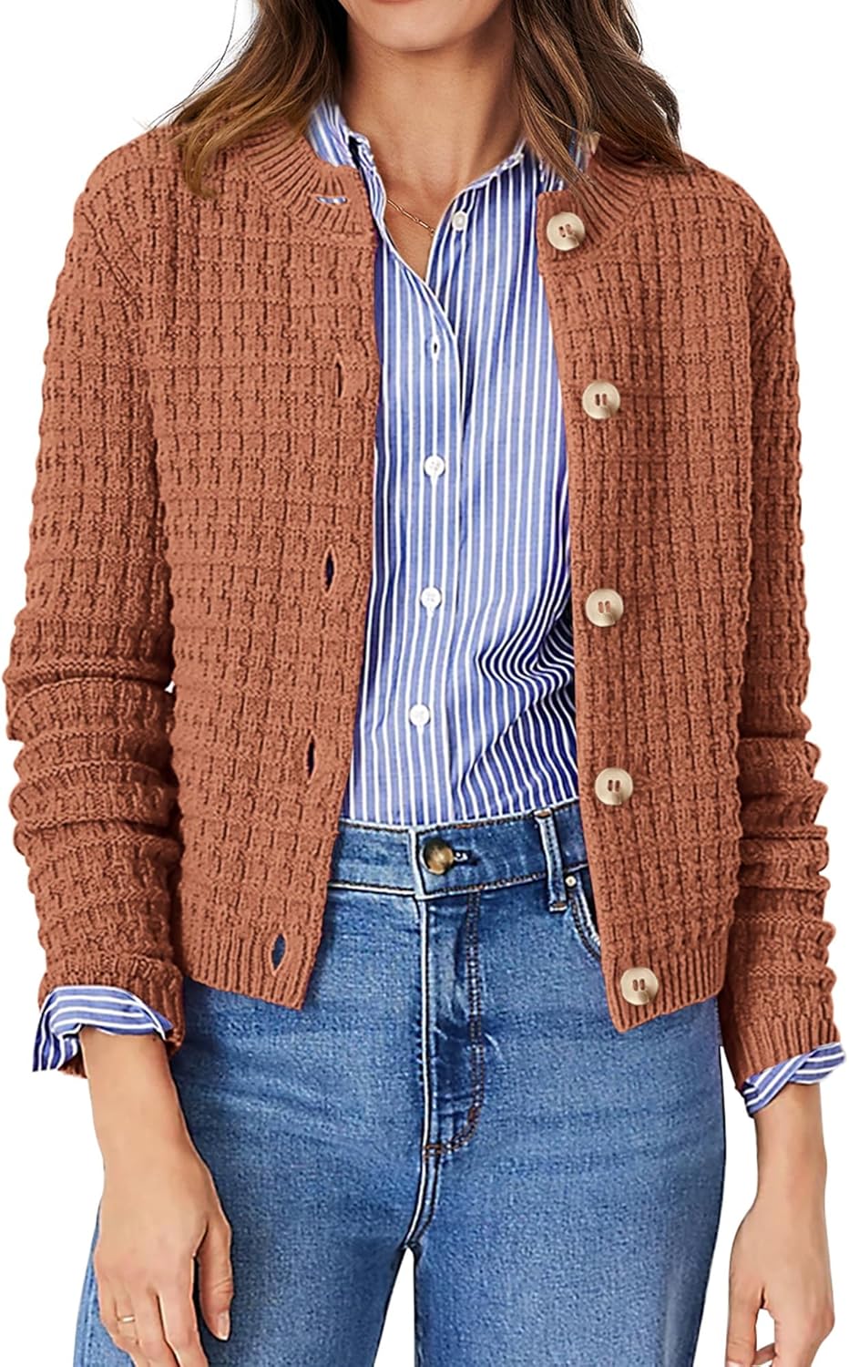 PRETTYGARDEN Women's Knit Cardigan Sweaters for Stylish Comfort