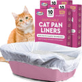 Elastic Cat Litter Box Liners Extra Giant 30 Count - Secure Fit