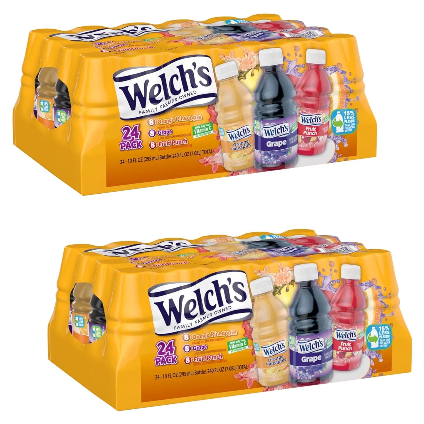 Welch's Variety Pack - Refreshing Orange Pineapple and Grape Drinks