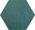 Ambiant Pet Friendly Teal Area Rug 7ft Hexagon - Soft, Stain Resistant