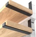 LEOPO 12 in Shelf Brackets 8-Pack - Heavy Duty J Brackets