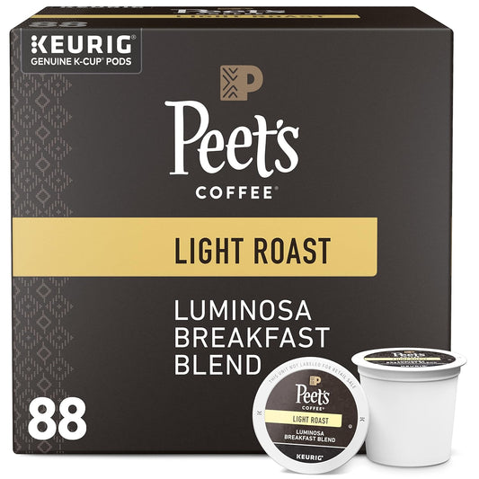 Peet's Luminosa Light Roast K-Cup Pods - 88 Count