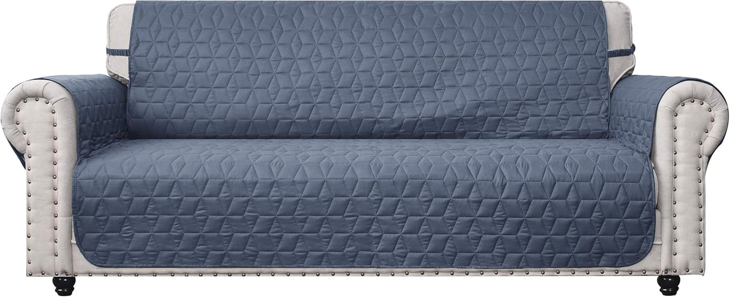 Ameritex Couch Sofa Slipcover 100% Waterproof and Nonslip