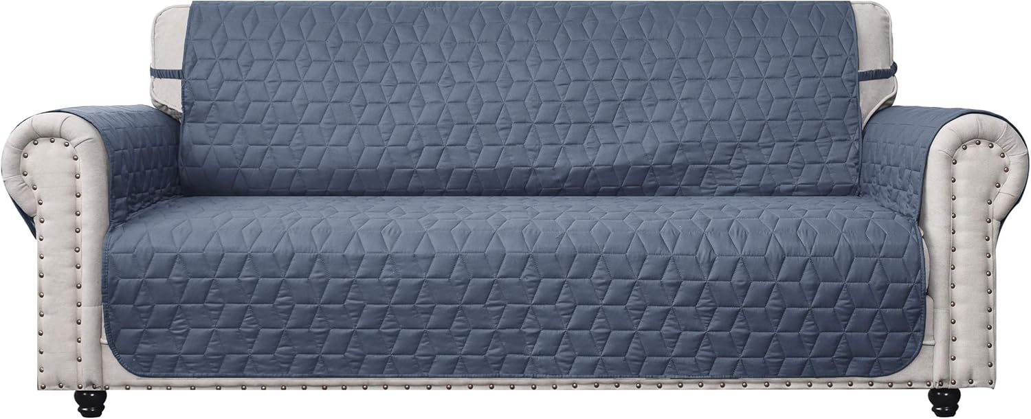 Ameritex Couch Sofa Slipcover 100% Waterproof and Nonslip