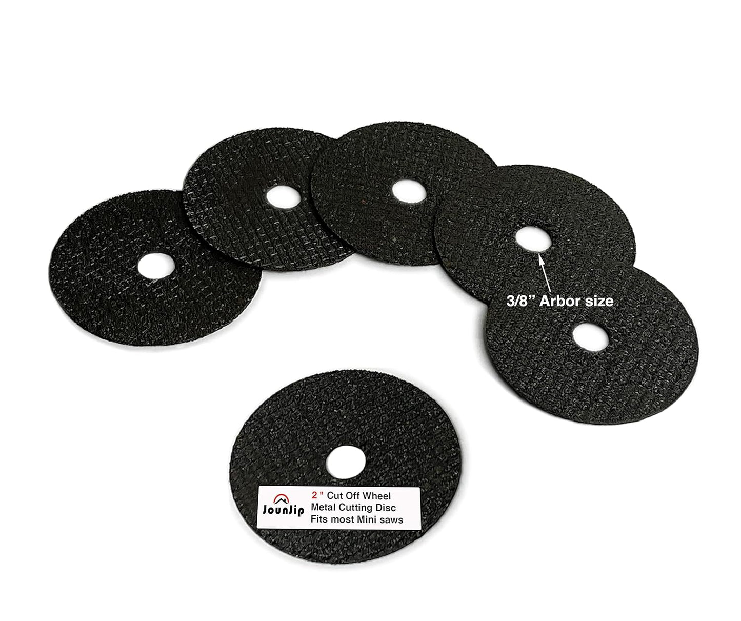 Premium 2 Black Metal Cutting Discs - 6-Pack for Mini Saws & Rotary Tools