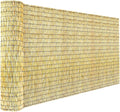 Natural Bamboo Reed Fencing for Garden Privacy and Aesthetic Appeal