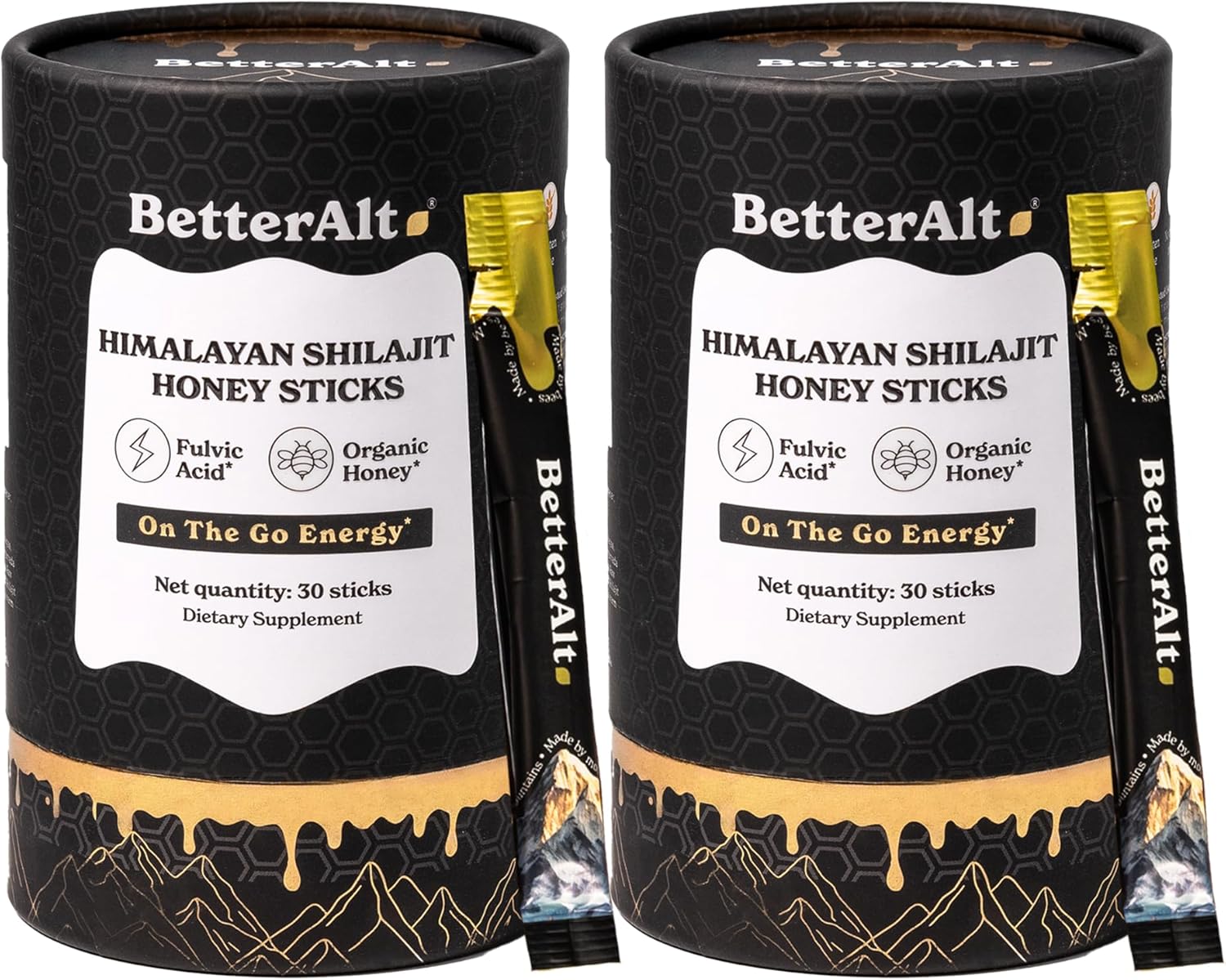 Pure Himalayan Shilajit Honey Sticks for Energy & Immunity
