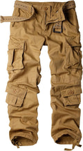 Men's Camo BDU Cargo Tactical Ripstop Cotton Pants - Durable Everyday