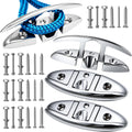 316 Stainless Steel Boat Folding Cleats 8.5 in - Flip Up Dock Cleat