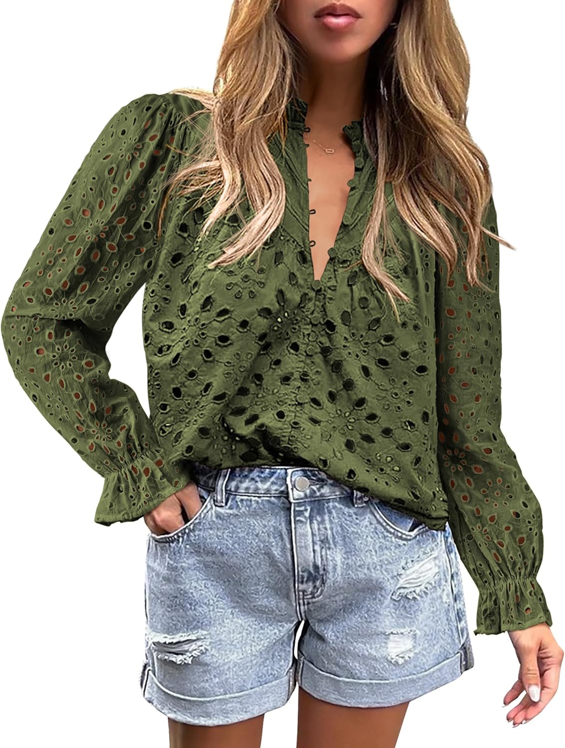 PRETTYGARDEN Women's Dressy Casual Blouse for Fall and Spring