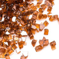 20 lbs Fire Glass for Propane Fire Pit, 1/2 in Copper - Reflective