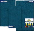 Microfiber Dog Door Mat Pack of 3 - Highly Absorbent Entry Rugs
