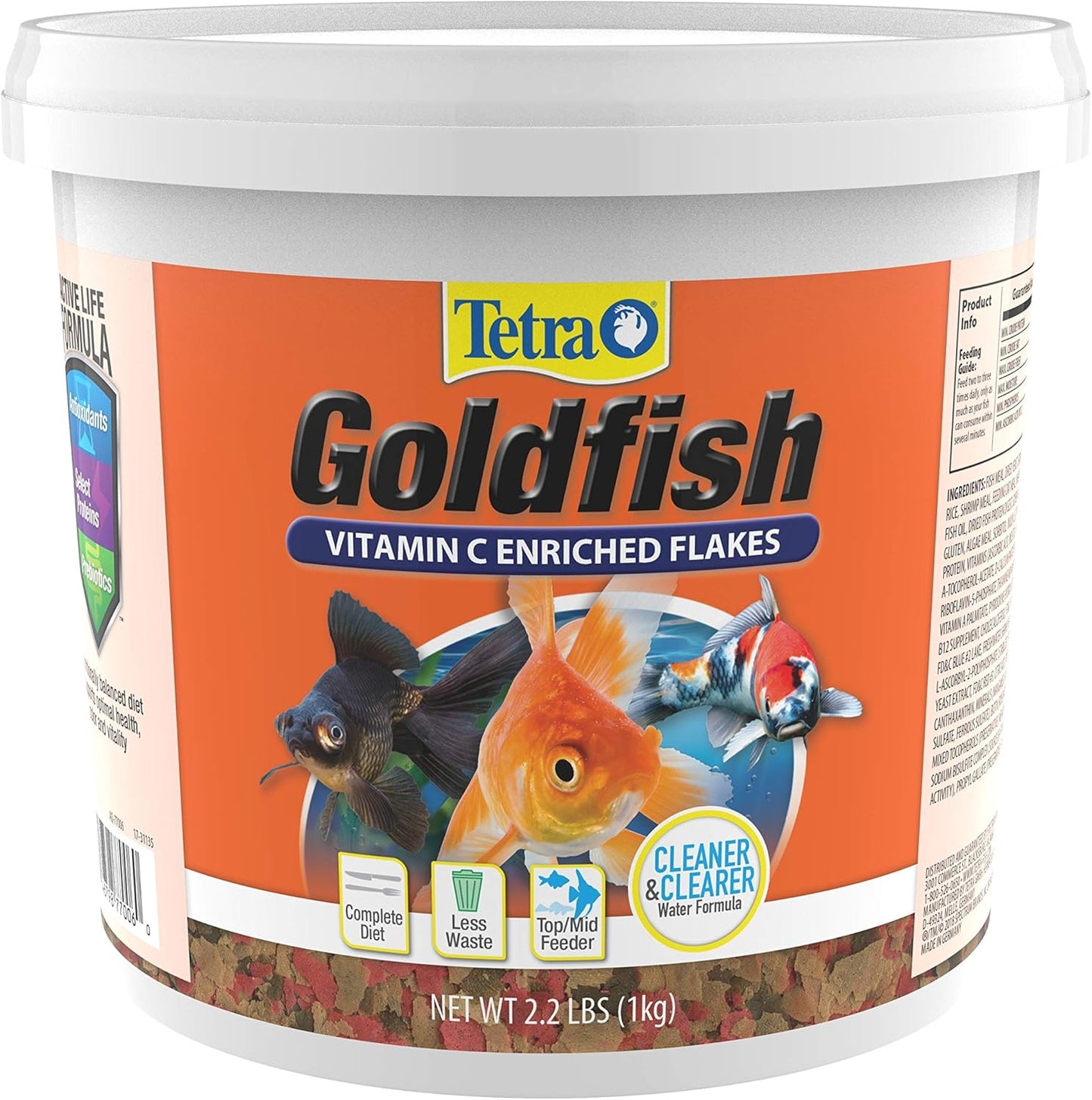 Tetra Goldfish Flakes for Optimal Health and Color Enhancement
