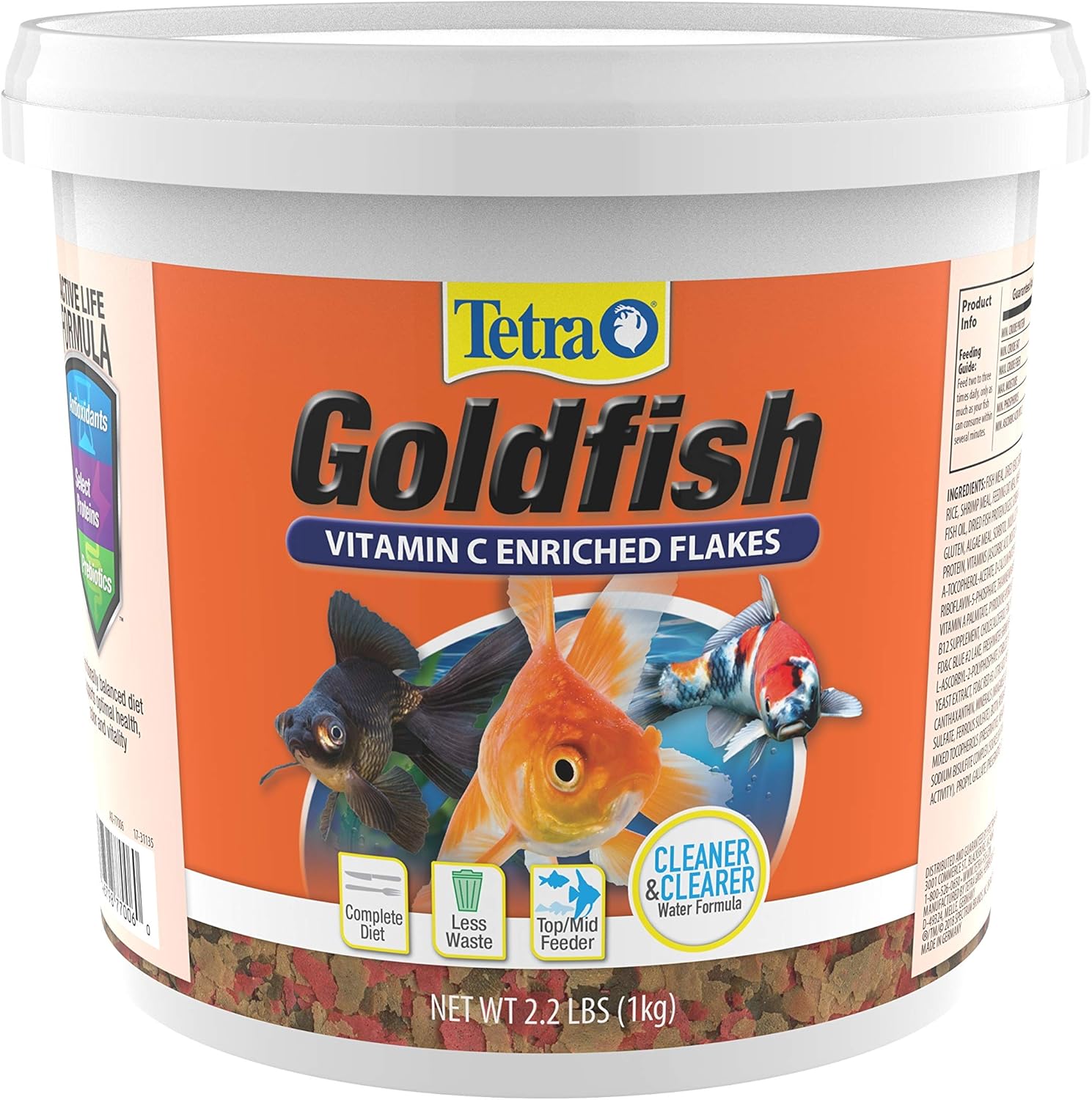 Tetra Goldfish Flakes for Optimal Health and Color Enhancement