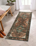 Moynesa Ultra-Thin Washable Runner Rug 2x5 - Low Pile Non-Slip