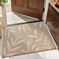 Front Door Mat Indoor Entrance 24x36 - Low Profile Non-Slip Doormat
