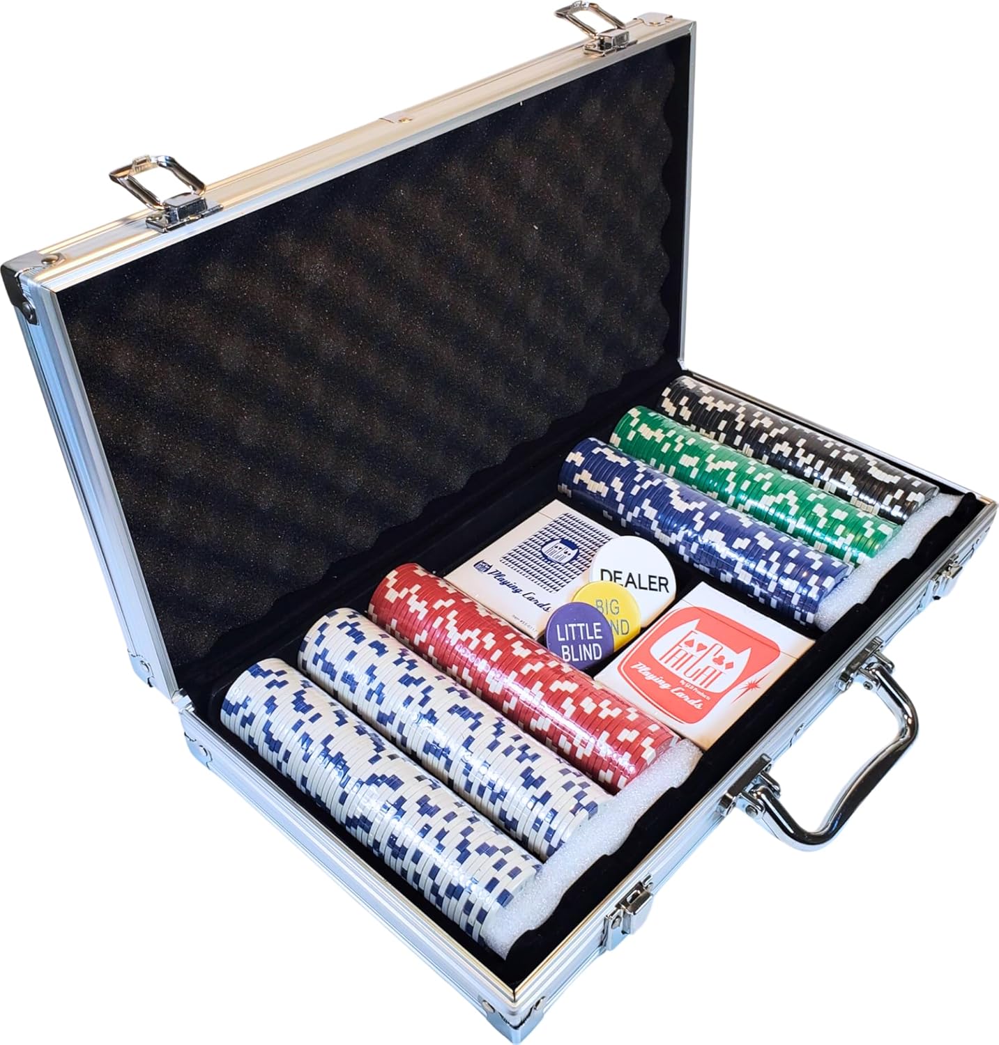 Fat Cat 11.5 Gram Texas Hold 'em Poker Chip Set with Case