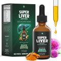 Super Liver Support Milk Thistle Liquid Drops - Daily Liver Cleanse