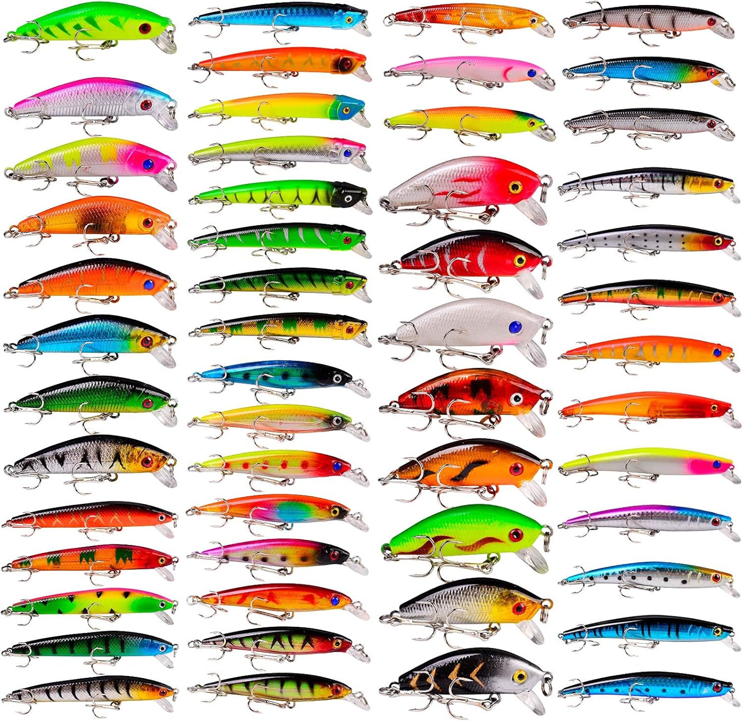 Bass Fishing Lures Kit Set for Topwater Hard Baits and More