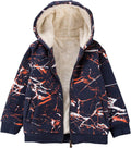 Bumeex Kids Boy's Sherpa Fleece Lined Jacket Dark Yellow & Blue - Warm