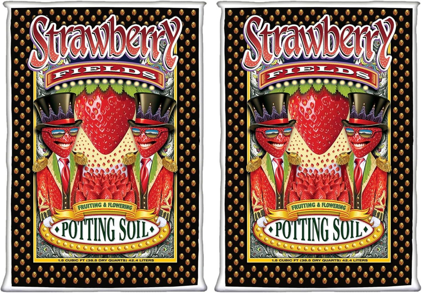 FoxFarm Strawberry Fields Potting Soil for Blooms and Fruits
