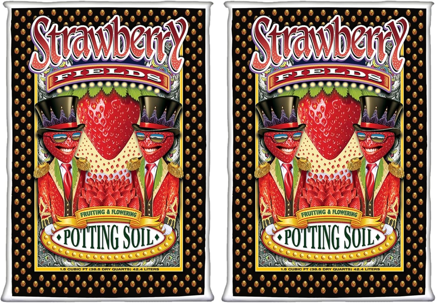 FoxFarm Strawberry Fields Potting Soil for Blooms and Fruits