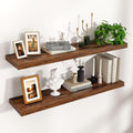 Floating Shelves for Wall 36 in x 7.8 in 2-Pack - Clean Floating Look