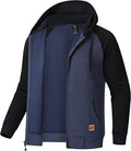 Men's Jacquard PlaidCloth Lightweight Zipper Hoodie (Style CBJF)