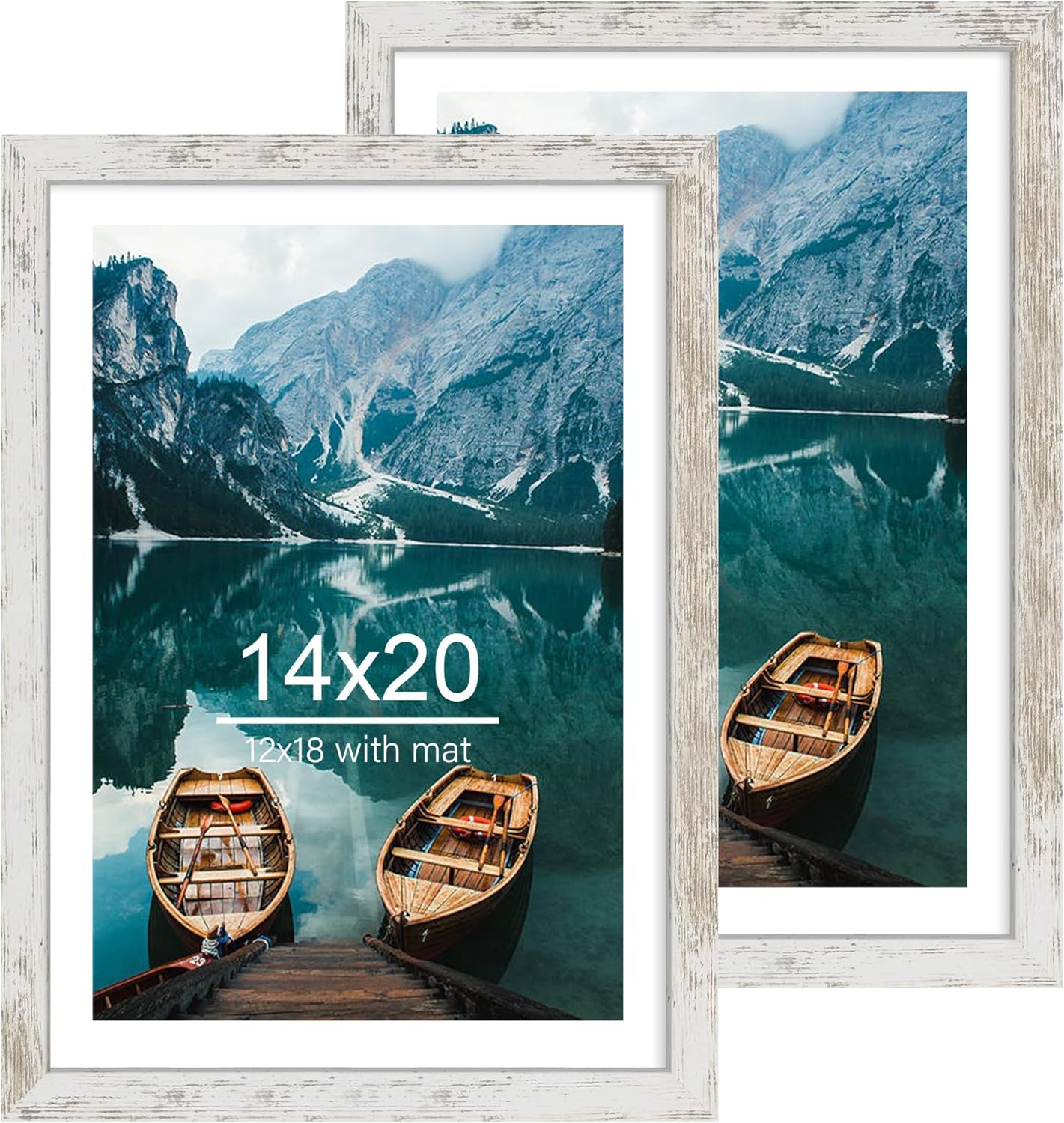 14x20 Picture Frame Set of 2 for Rustic Home Decor