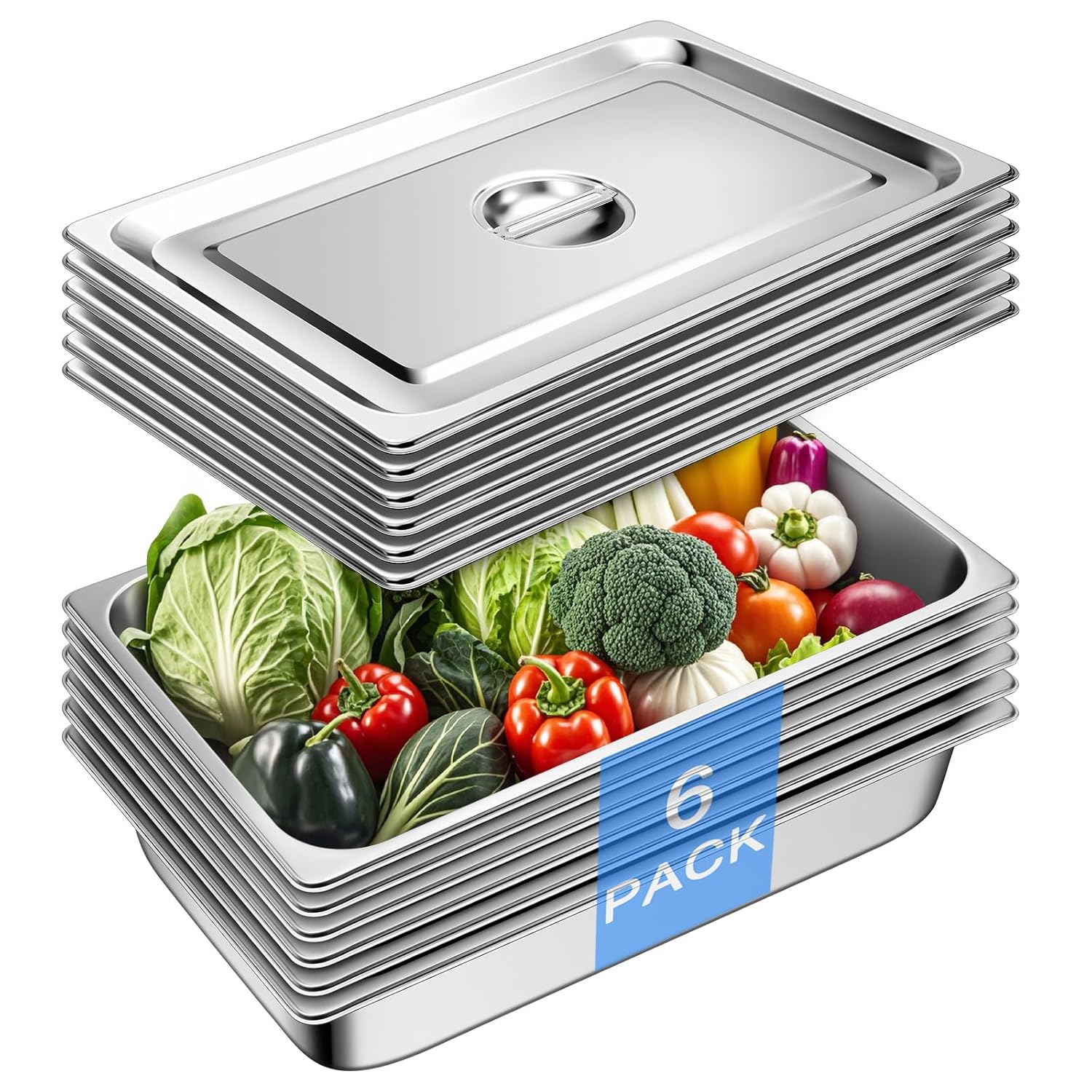 Full Size Hotel Pan With Lids for Catering and Food Serving